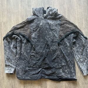 BiBi Charcoal and Black Hoodie